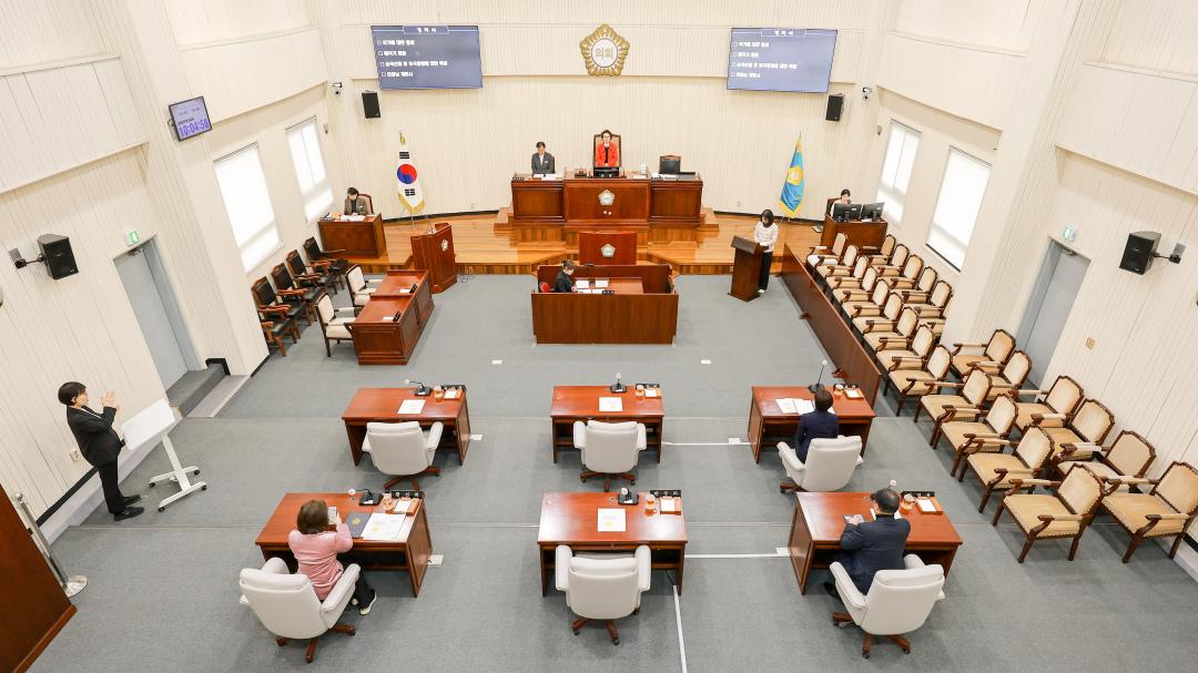 제296회 과천시의회 임시회 제1차 본회의